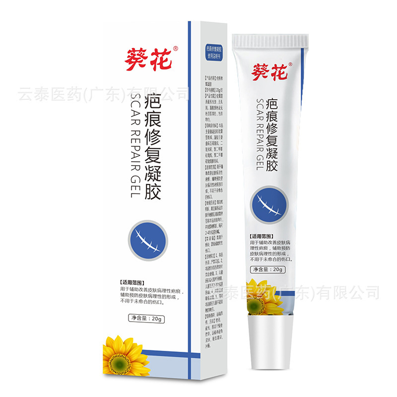 ヒマワリ傷跡修復ジェル皮膚病理学的傷跡改善局所ジェル卸売ドロップシッピング 20 グラム/ピース|undefined