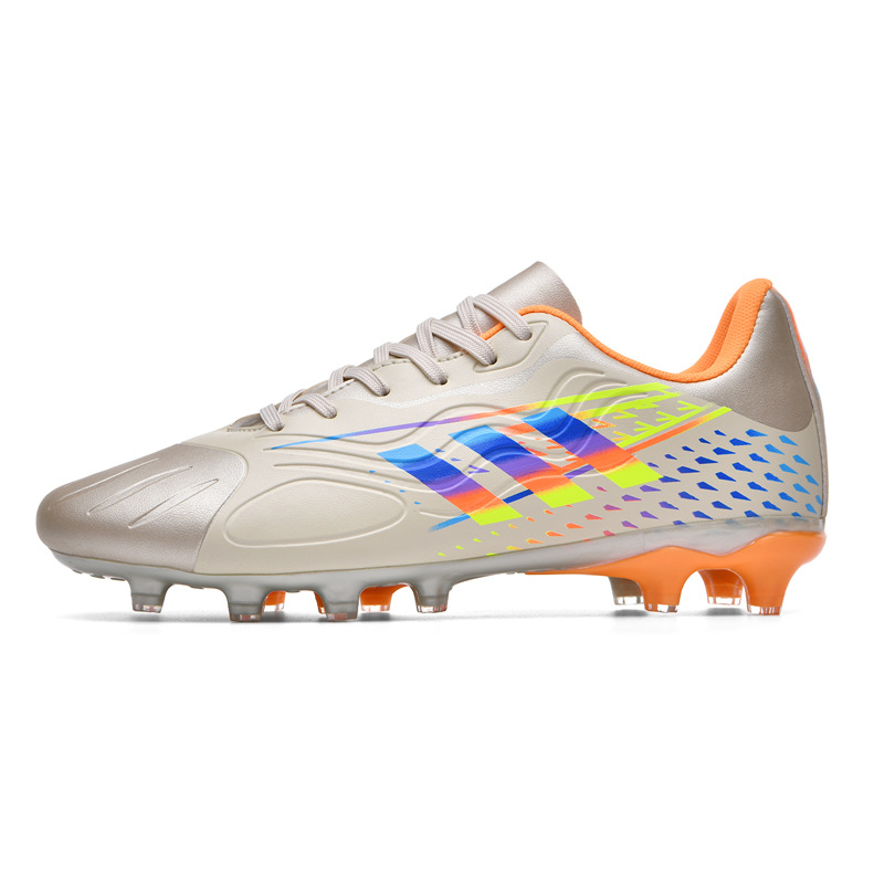 Nuevos zapatos de fútbol en stock, clavos largos, zapatos deportivos antideslizantes, zapatos de entrenamiento de estudiantes de moda para adolescentes
