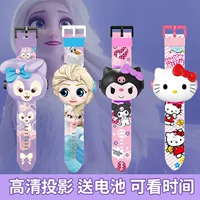 Принцесса Аиша Куломи проекционные часы hellokitty электронные часы Frozen мальчиков и девочек детские игрушки