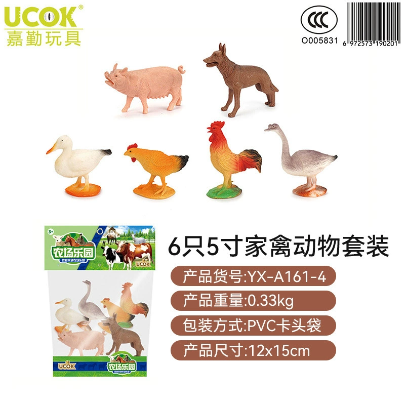 Игрушка, набор, реалистичная минифигурка, набор из 6 штук, 5 дюймов