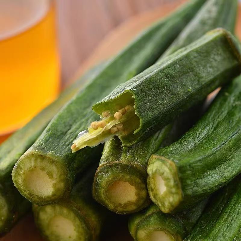 オクラ クリスピードライ すぐに食べられる野菜 ドライノンフライフルーツと野菜のミックスパック ドライフルーツスナック スナック食品 オクラ|undefined