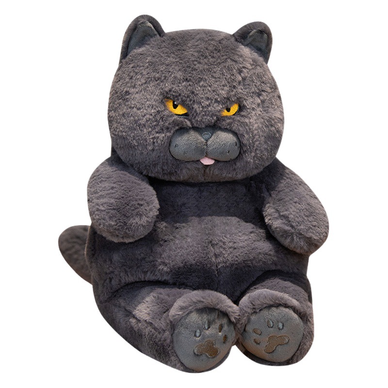 Mascota gato muñeca lindo británico corto azul gato de peluche juguete chica sosteniendo dormir muñeca almohada muñeca