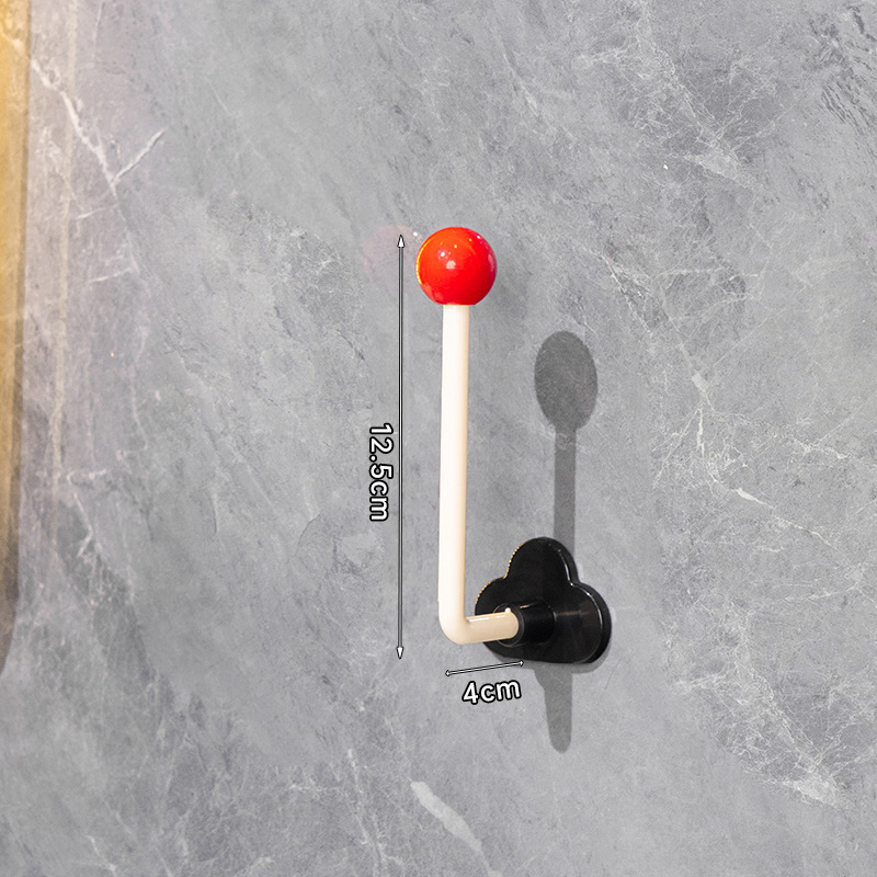 Anillo de cabello de dopamina estante de almacenamiento de banda de cabello de baño sin perforación gancho para el cabello clip de cabello correa cabeza de banda de cabello estante de almacenamiento