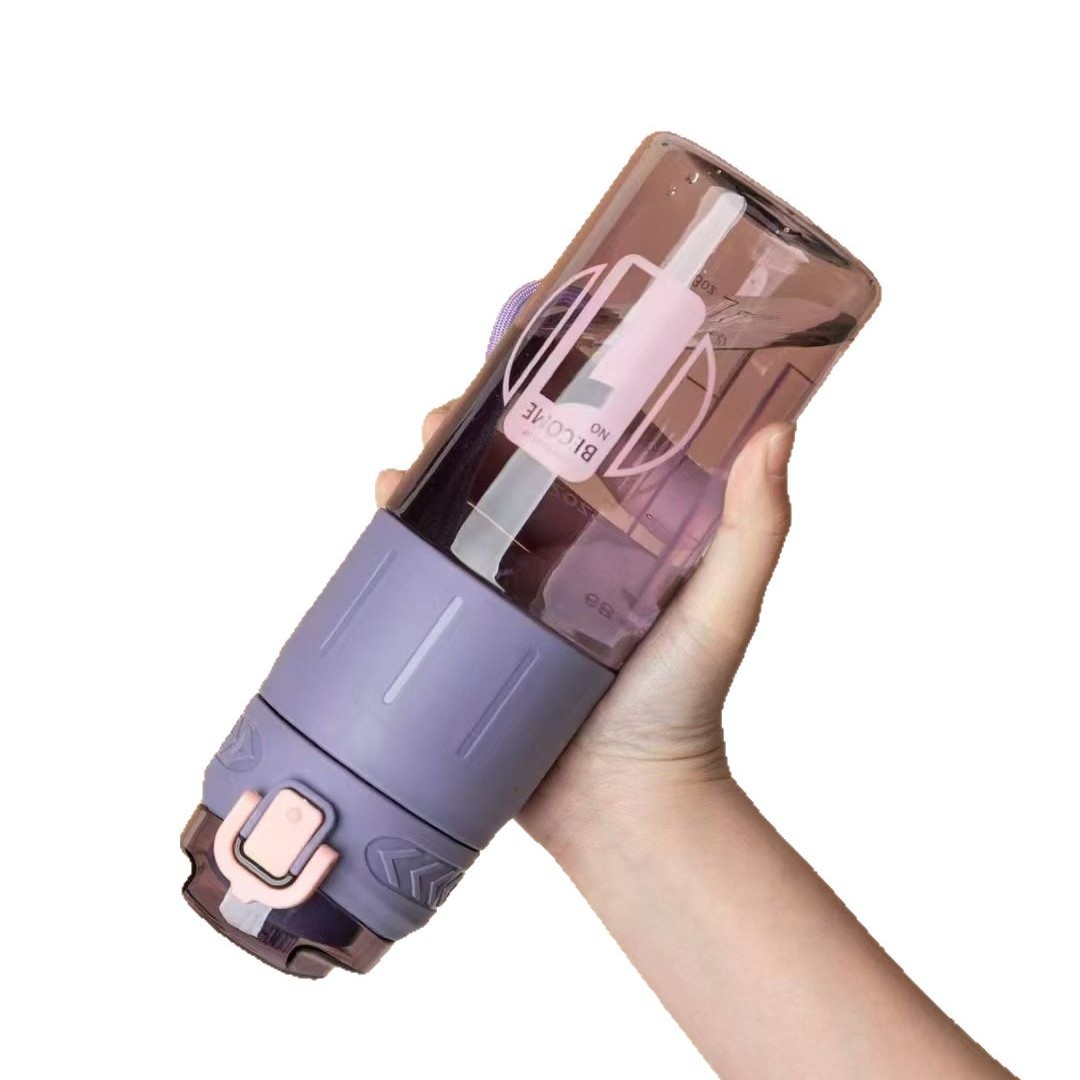 Shanghe tazas de agua de gran capacidad tazas portátiles al aire libre tazas de rebote cubierta tazas de bebida directas tazas de plástico selladas para niños al por mayor