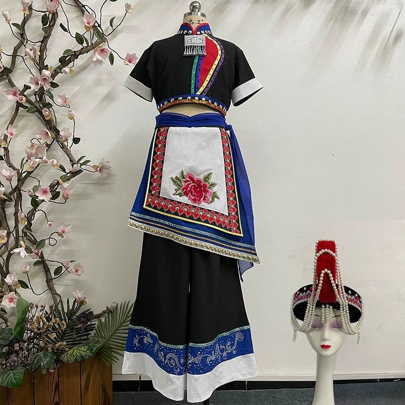 新款桃李杯民族民间三月春来舞蹈剧目服装同款演出服艺考