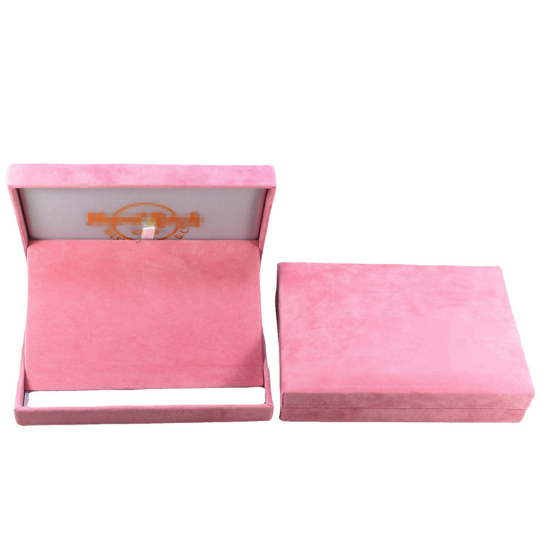 圆币盒订 做粉色绒布pu皮奖牌证章礼品包装盒 日用绒布礼品包装盒