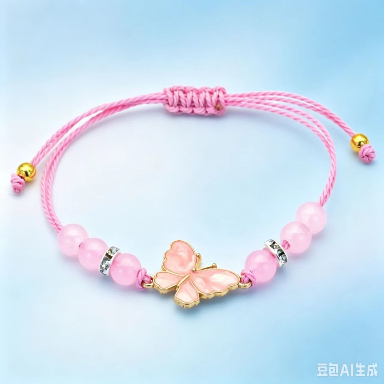 Pulsera Tejida de Mariposa en Aleación de Zinc para Parejas image 15