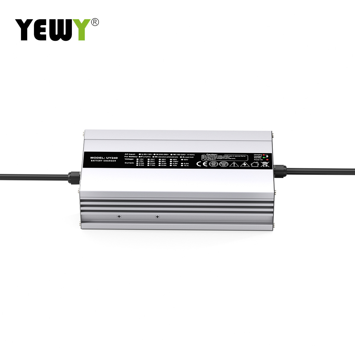 全自动PFC宽电压防水240W锂电充电器