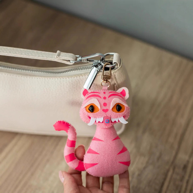 跨境新品kpop demon hunters plush猎魔女团老虎毛绒玩偶公仔挂件|undefined