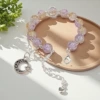 BE07 Purple Saturn Moon Guarding Adjustable Bracelet