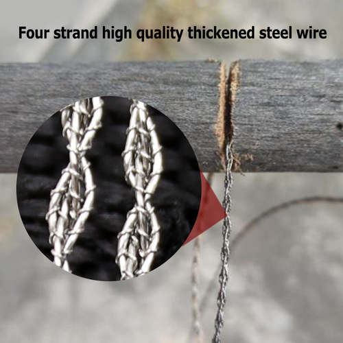 Wire saw, chain saw, wire saw, wire saw blade for sawing trees, camping outdoor equipment, wilderness survival supplies