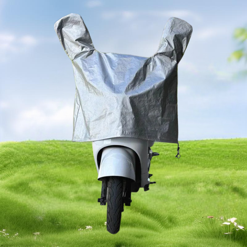 Motorcycle Front Cover, Motorcycle Handlebar Dust Cover, Electric Vehicle Dashboard Sun Protection Ear-Style Cover