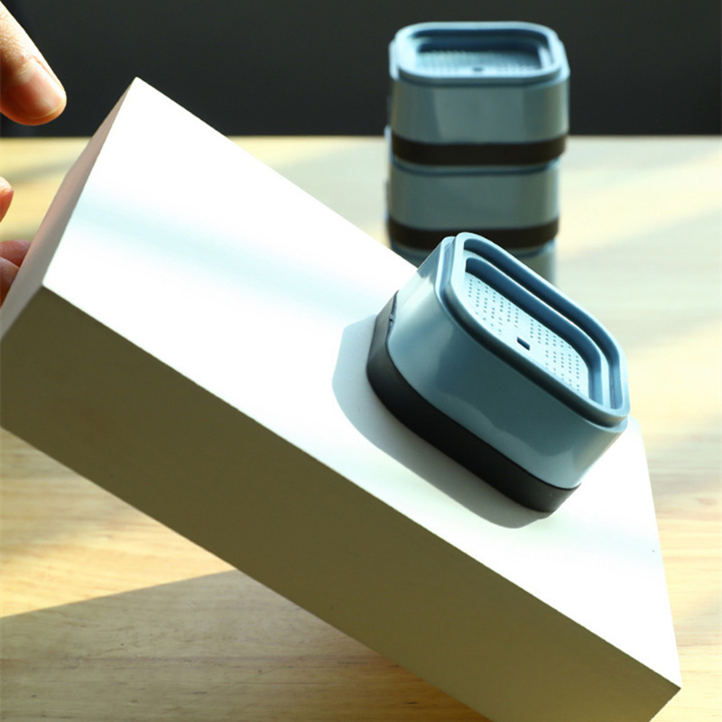 almohadilla de pies universal para lavadora almohadilla de amortiguación antideslizante almohadilla de amortiguación almohadilla de alta altura a prueba de humedad base de rodillo de rueda de onda refrigerador