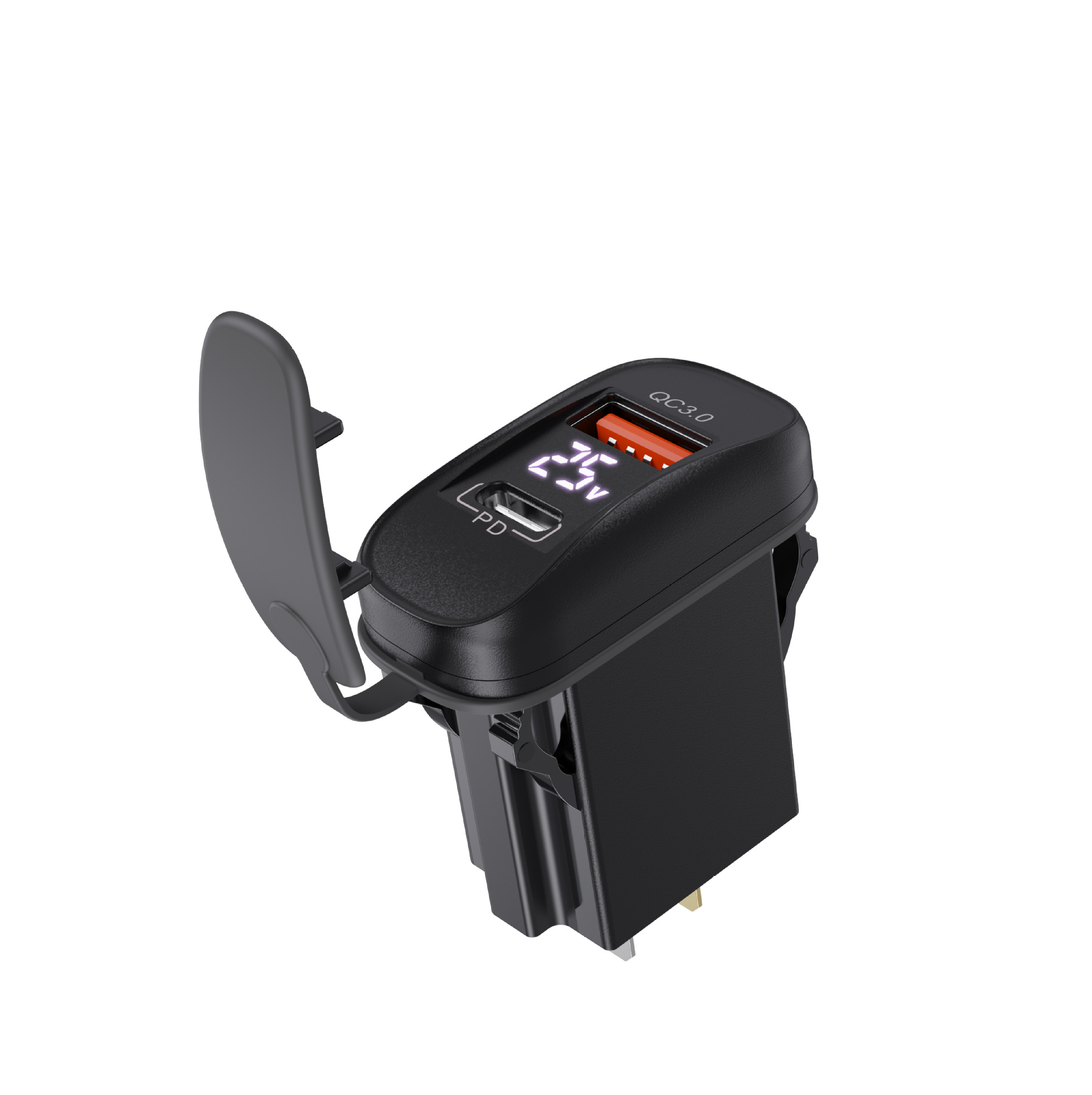 Cross-Border Car and Rv Modified Car Charger Pd30W38W Car Charger Super Fast Charging Mobile Phone Charging Head Manufacturer