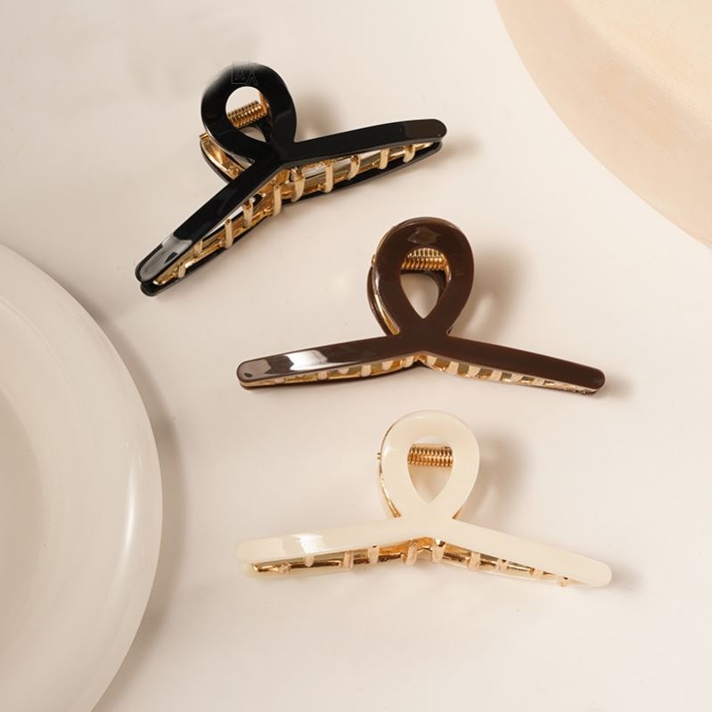 소량의 헤어 그립 헤어핀 머리 뒤쪽 여성 중간 헤어 클립 아세트산 고급 스몰 사이즈 상어 클립에 적합