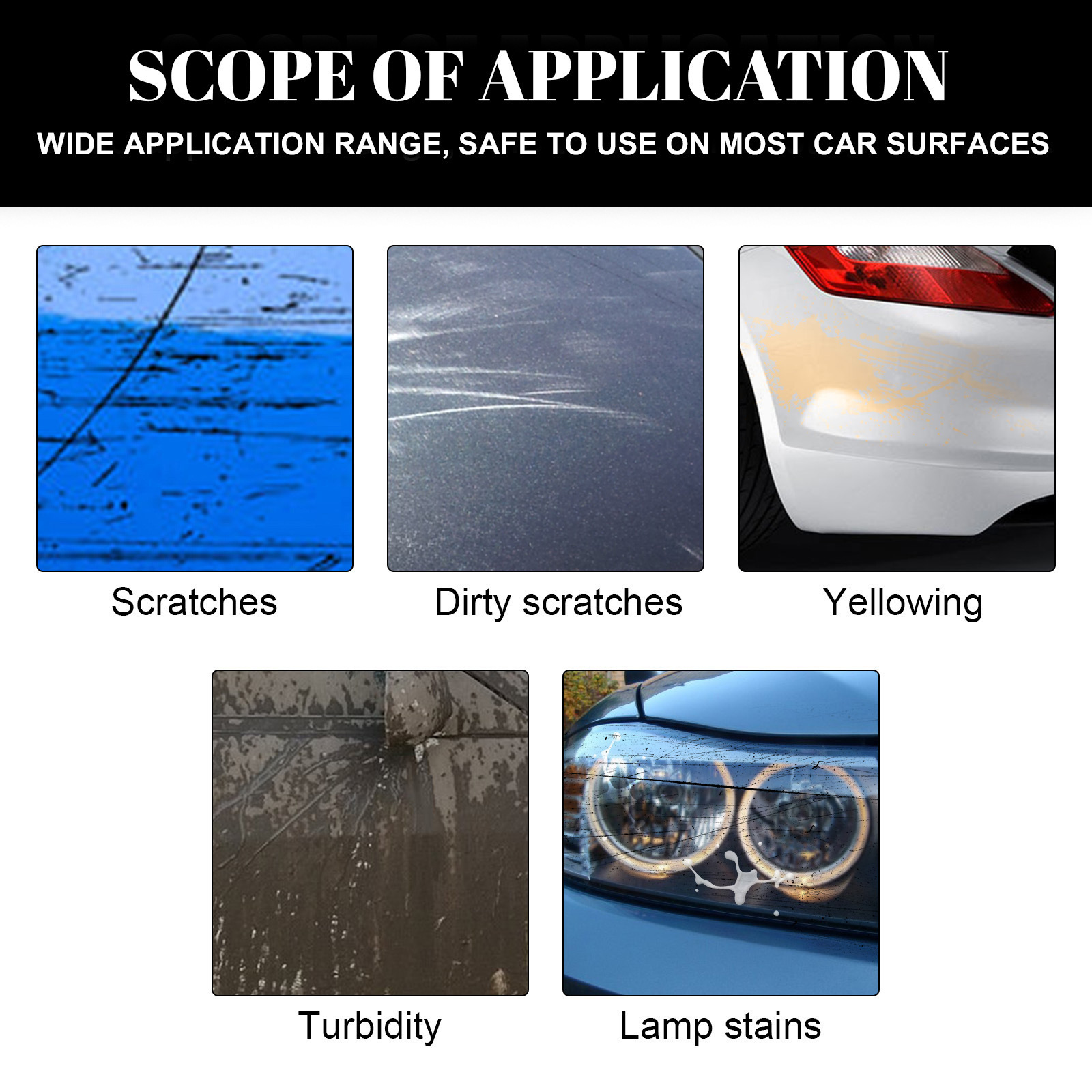 Cross-border non-standard car scratch repair paste car paint scratch repair paint polishing renovation scratch wax