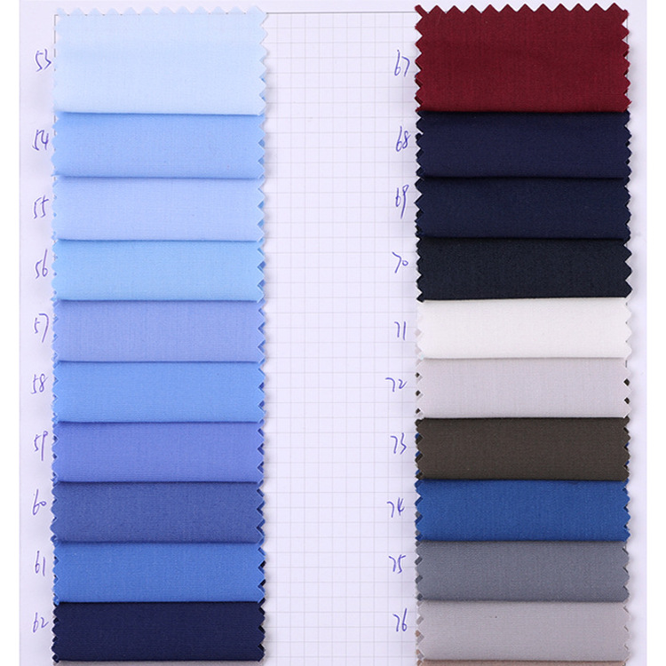 Textil plano TC poliéster tela de forro de algodón