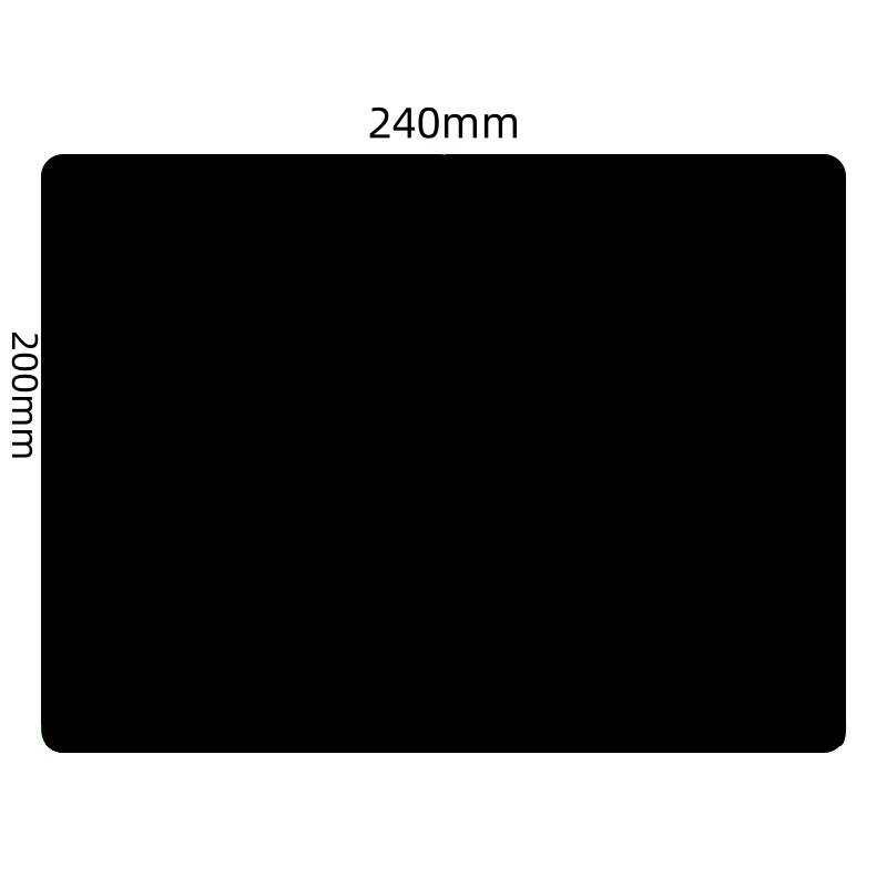 Cojín de ratón de computadora en stock para oficina negra transfronteriza grande engrosado bloqueo de borde cojín de ratón de computadora súper grande cojín de mesa