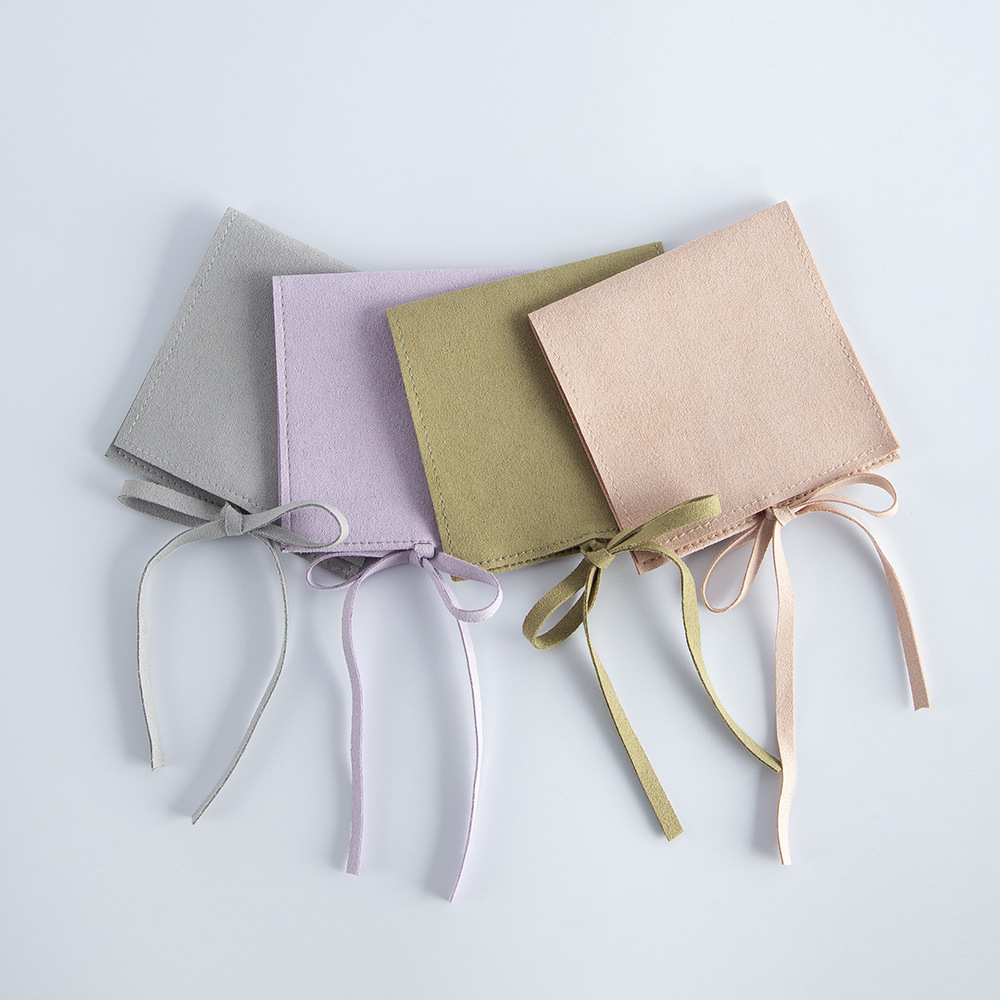 8g Weight Jewelry Packaging Bags Classification 1 Piece Quantity Daily Occasion Solid Color Pattern Simple Style Style 1 Piece Cloth Simple Style Daily Solid Color Jewelry Packaging Bags 2