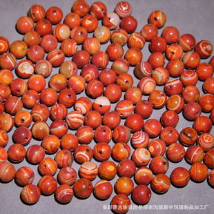 Wrapped Agate Red Round Beads, Various Options, DIY Jewelry with Bead Bracelets, Necklaces, Earrings, Pendants