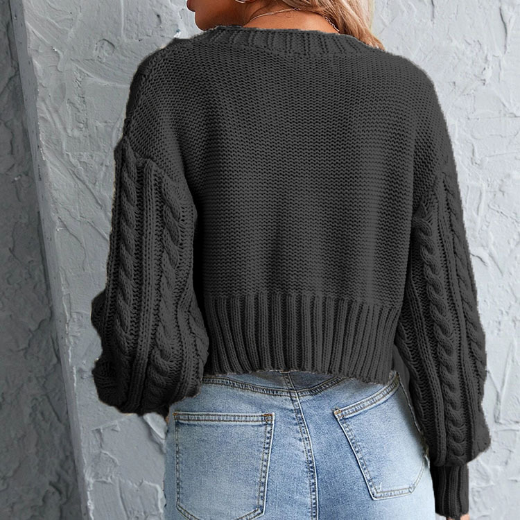 Women'S Gender Patchwork Design Casual Style Wholesale Women'S Casual Solid Color Long Sleeve Patchwork Sweaters & Cardigans