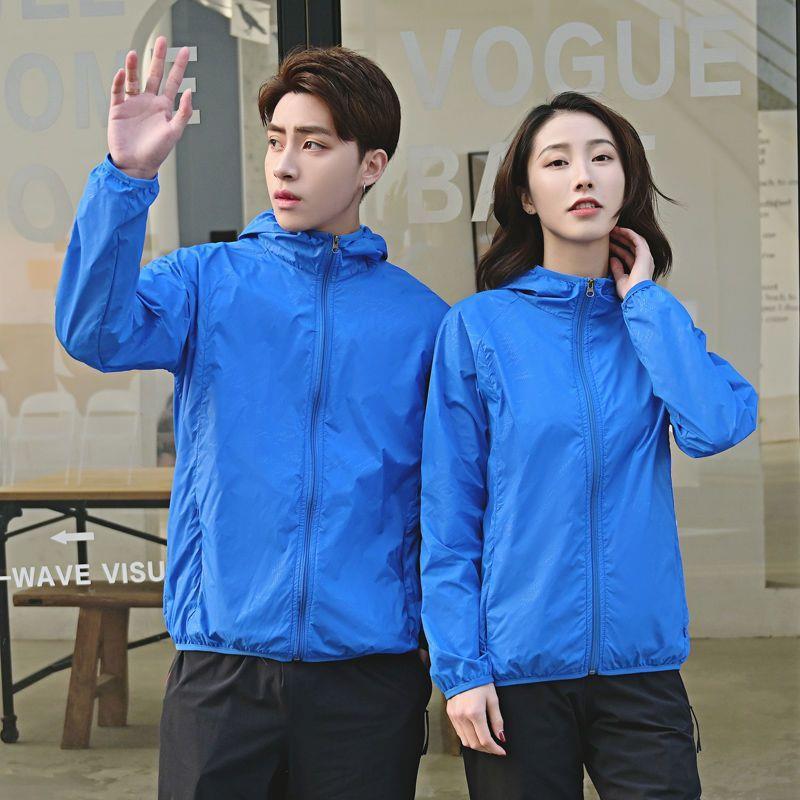 Nueva ropa de protección solar para mujer, manga larga corta, ropa de protección solar para parejas de primavera y verano, ropa de protección solar para hombres