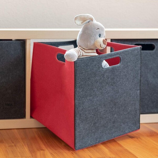 folding capacious storage basket