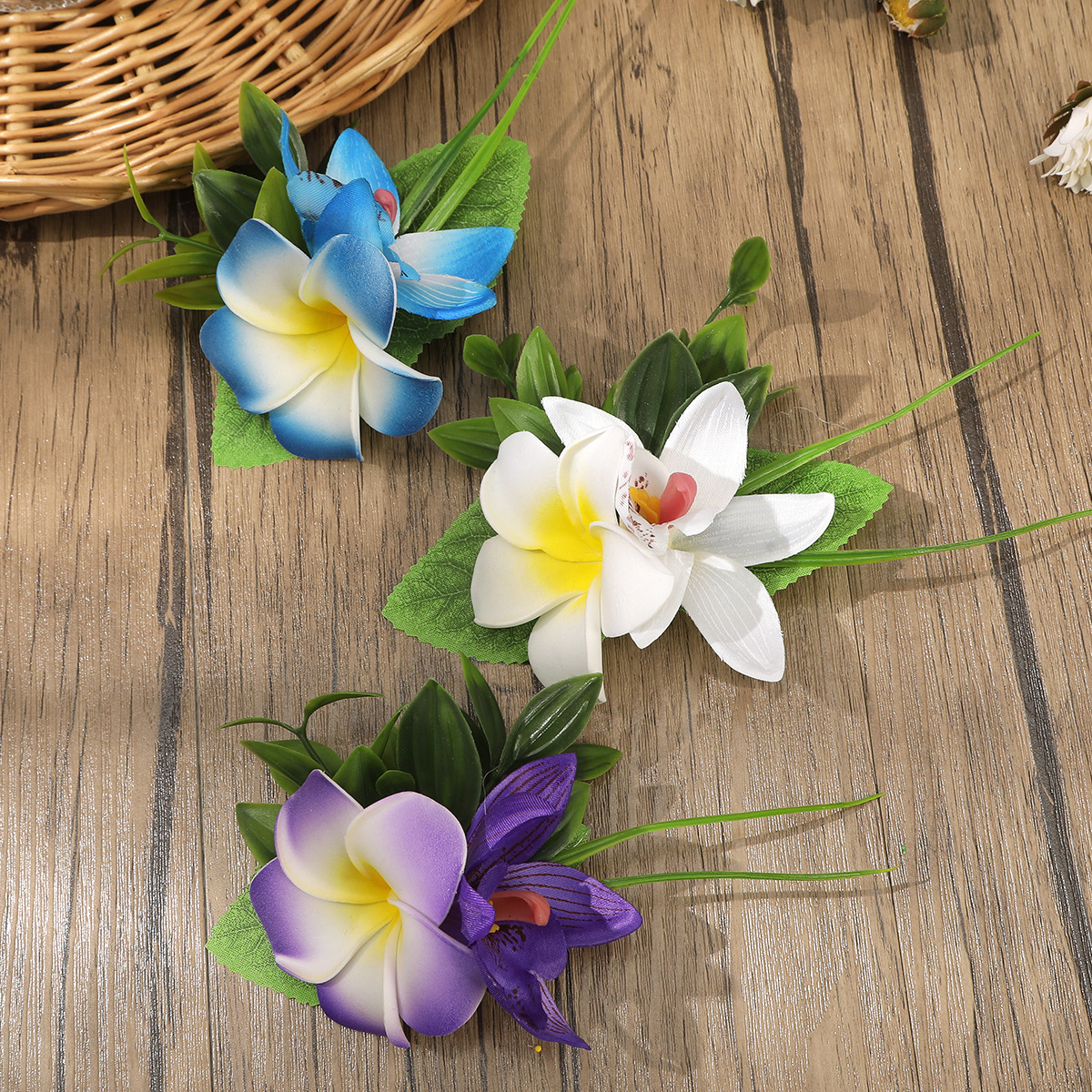 Women's Flower Lady Plastic Hair Clip display picture 11