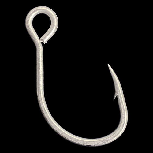 Luya fishing gear fishhook big eye horse mouth hook iron plate single hook 8#-3/0# sharp barbed hook tip fishhook wholesale