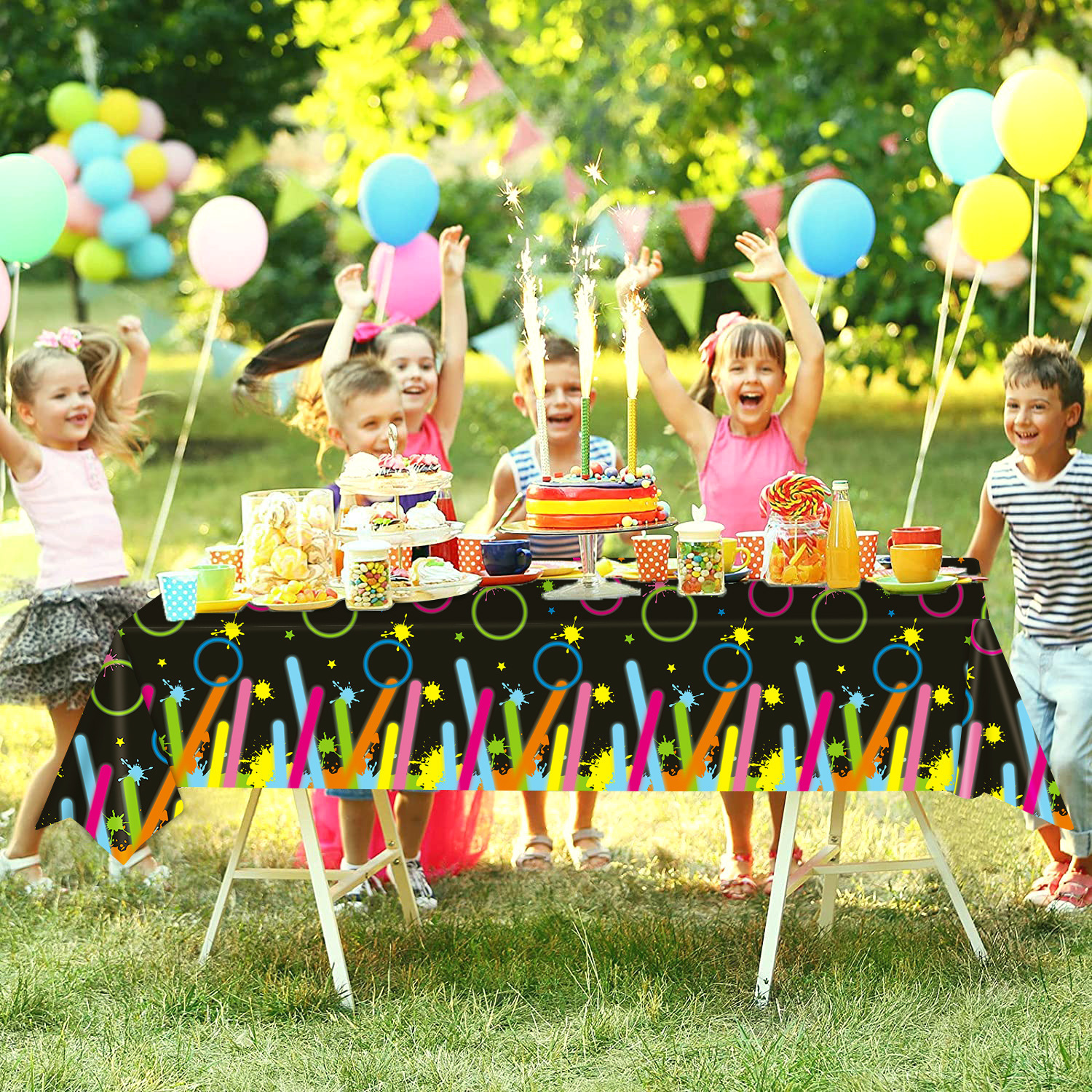 110g Weight Tablecloths Home Textiles & Decor Type Decorative Props Event & Party Supplies 1 Piece Quantity Party Occasion Plastic Material Birthday Festival Letter, Balloon Pattern Birthday Style Birthday Birthday Letter Balloon Plastic Party Decorative Props Tableware 1 Piece 30