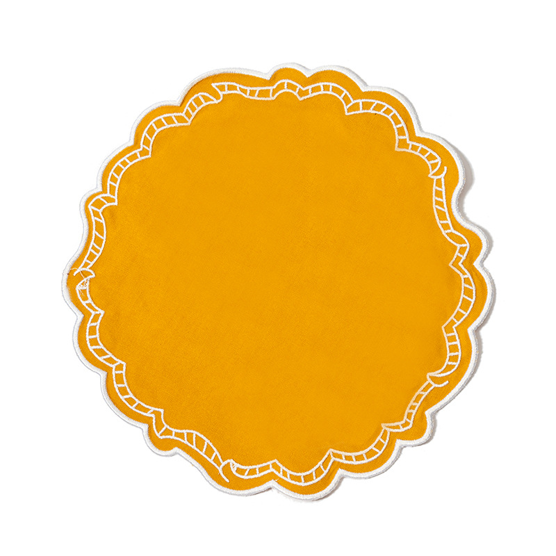 번트 옐로우 모델 A(흰색 가장자리)