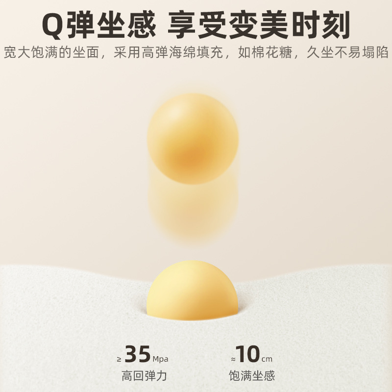 Taburete de maquillaje de estilo crema de celebridades de Internet 2023 nuevo taburete de tocador dormitorio de niñas silla de maquillaje de alta calidad silla gordita