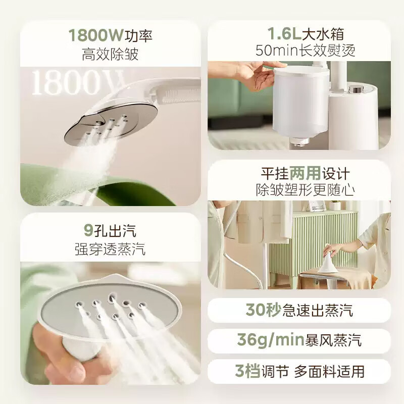 美的挂烫机家用衣服熨烫机大蒸汽商用熨烫一体机烫衣机2025新款|undefined