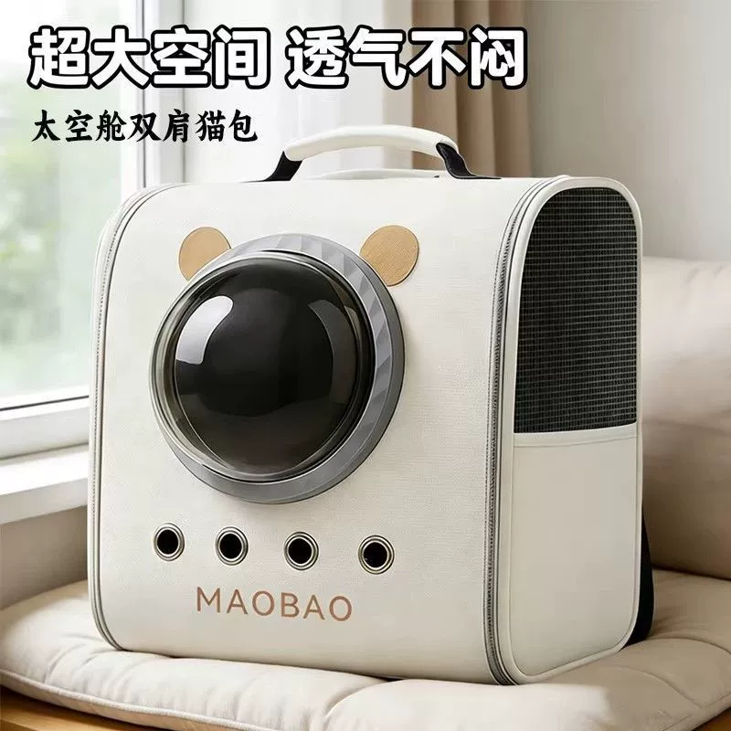 Handheld space capacious backpack to go out, protective bag
