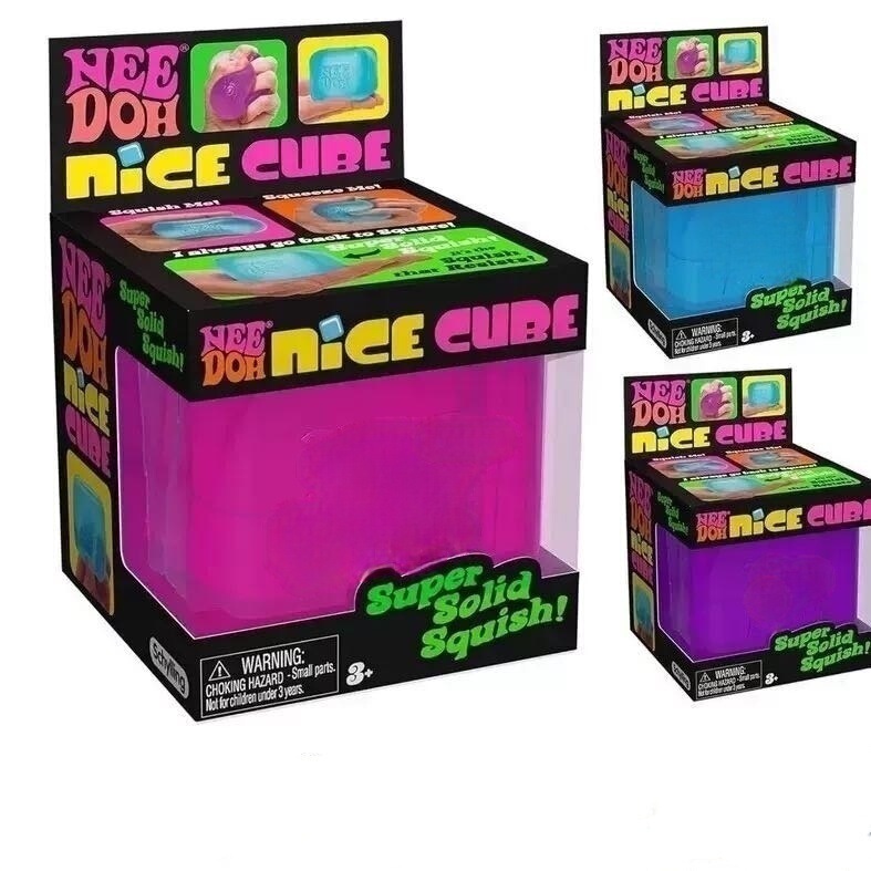 Amazon Nice Cube, Schylling-Square Squeeze Toy-Sensory Squeeze Toy-Sensory Toy