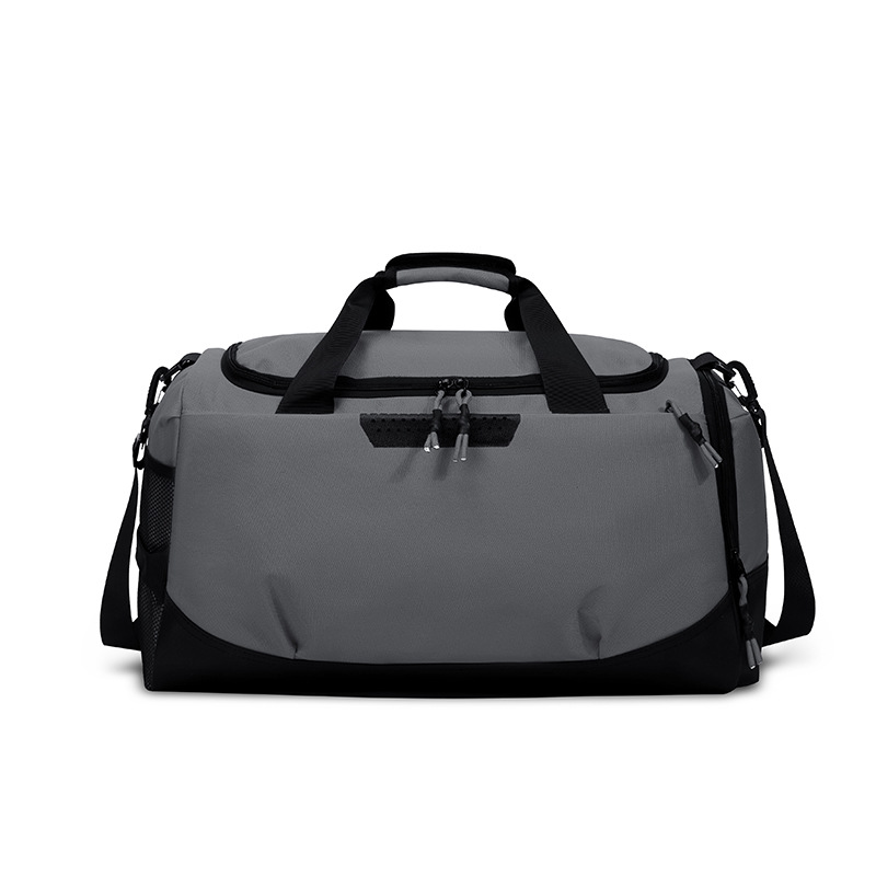 Bolsa de viaje de corta distancia bolsa de fitness bolsa de entrenamiento deportivo de separación húmeda y seca con posición de zapato bolsa de mensajero portátil logotipo personalizado