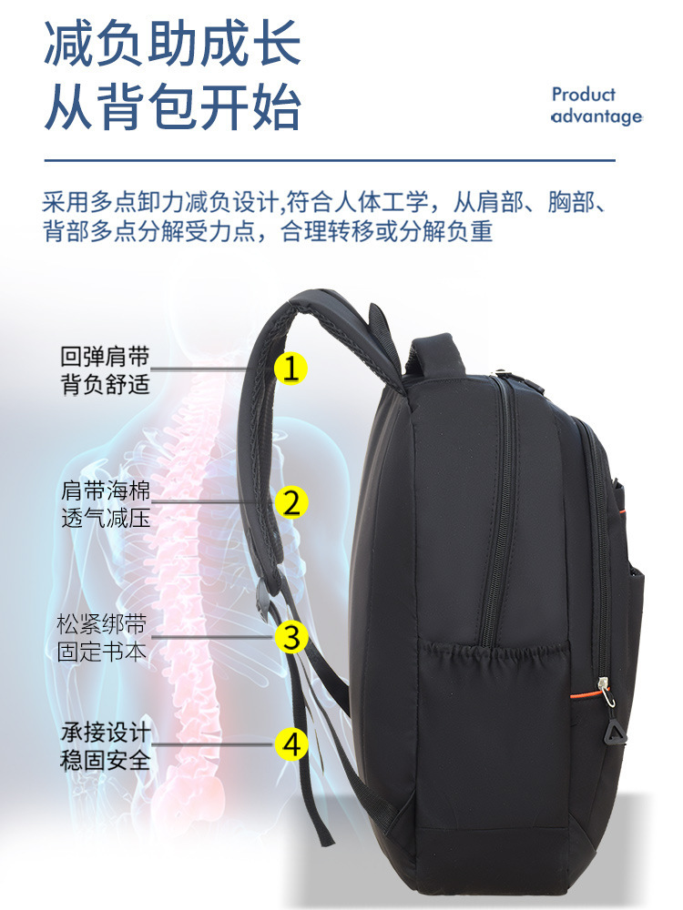 2025 bolsas escolares de estudiantes de secundaria de cinco o seis grados, mochila de chicas de secundaria secundaria, mochila de tendencia de almacenamiento