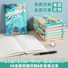 旅行文创盖章本子集章印章收集本旅游创意彩印UV笔记本定制LOGO