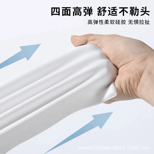 solid color elastic waterproof swimming cap for men and women for…
