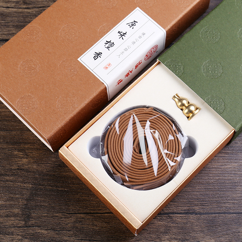 Incense boxed with 48 plates for home indoor office incense sandalwood agarwood bathroom toilet deodorizing aromatherapy