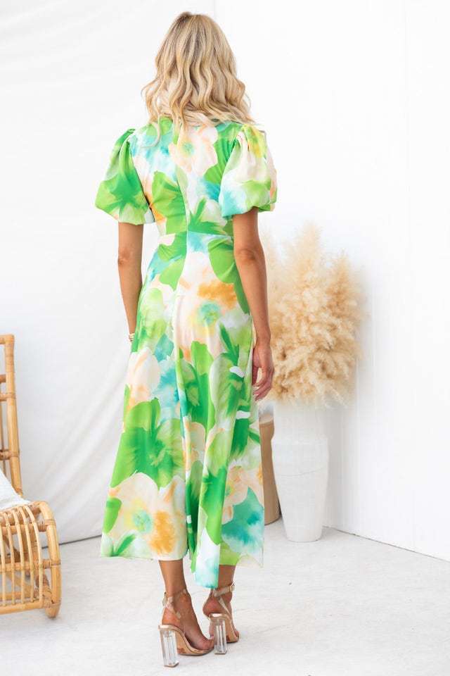 238g Weight Midi Dress Dress Length Type Short Sleeve Sleeve Length Regular Dress Dresses Type Puff Sleeve Sleeve Type Spandex, Polyester Fabric Type Mid Waist Waist Line Outdoor, Daily Occasion V Neck Neckline Regular Fit Fit Type Color Block, Painted Flower Pattern Summer, Spring Season Women's Gender Elegant Style Wholesale Women's Elegant Color Block Painted Flower Outdoor Daily V Neck Short Sleeve Regular Dress 7