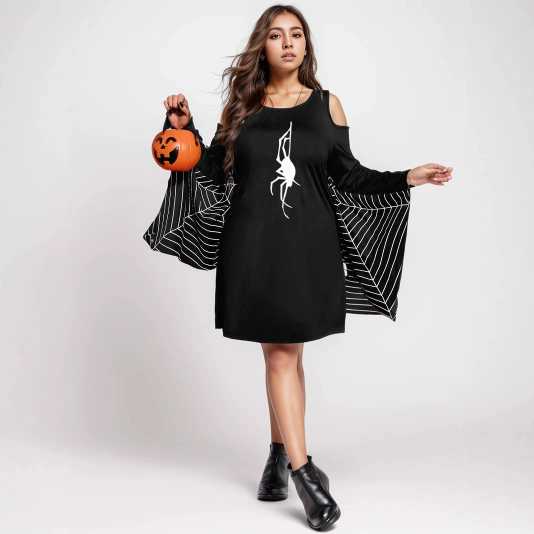 Платье, европейский стиль, импортное, на Хэллоуин, больших размеров, AliExpress