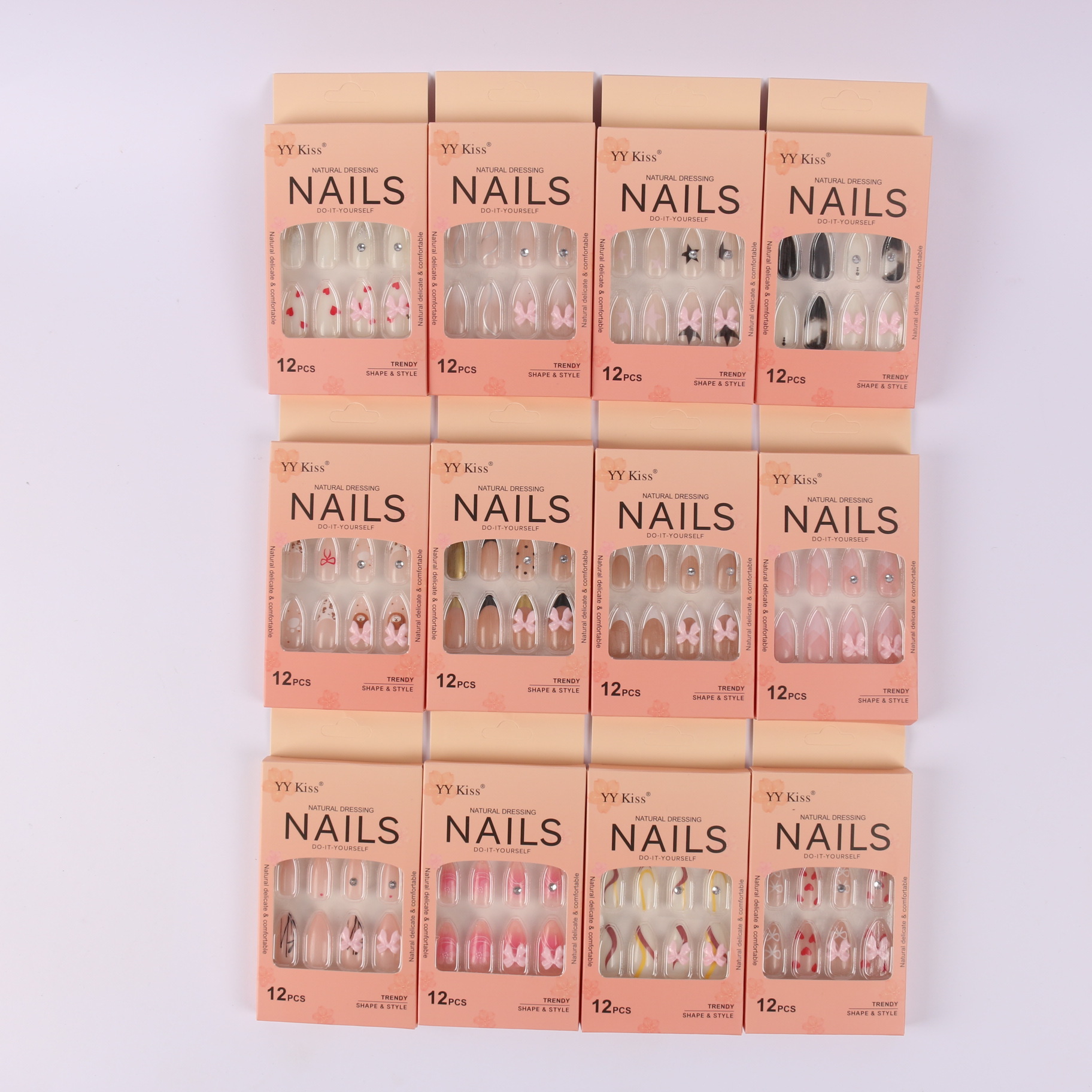 [Fábrica de origen] Uña de desgaste transfronteriza nueva pieza de manicura falsa, productos terminados de pieza de uñas desmontable image 18