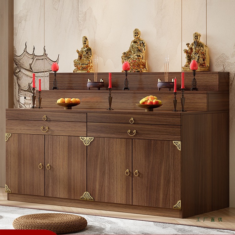 Altar Table for Home Use, Offering Table for Guan Gong and God of Wealth, Incense Table for Guanyin and Buddha Statue
