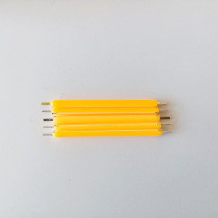 Retro ceramic filament LED light source wide bracket 53MM low voltage 3v warm white light 0.5W Edison bulb