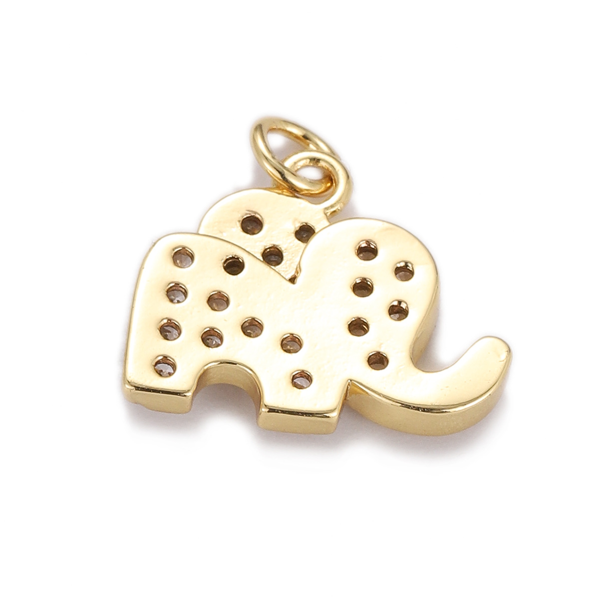7g Weight Vacuum Plating Gold Plating Process Pendant Jewelry Making Type 19*15mm, 29*20mm Jewelry Making Size Gold Plated Plating Material Zircon Inlay Material DIY Jewelry Accessories Classification 1 Piece Quantity Copper Material Jaguar, Butterfly, Elephant Pattern Plating, Inlay Design Basic Style 1 Piece 19*15mm 29*20mm Copper Zircon Gold Plated Jaguar Butterfly Elephant Pendant 31
