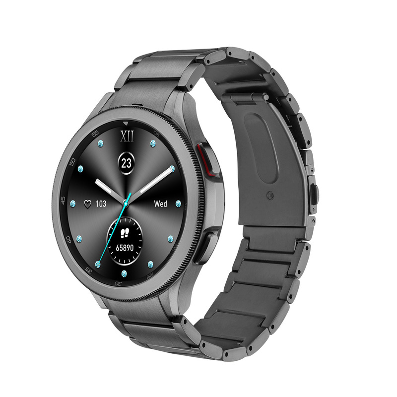 For Samsung watch5 Three Strap Galaxy watch4 classic Titanium Flat Buckle Titanium Strap For Samsung watch5 Three Strap Galaxy watch4 classic Titanium Flat Buckle Titanium Strap