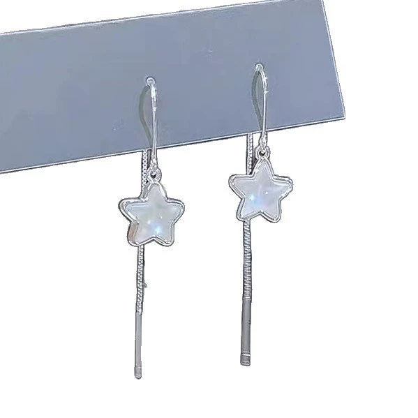 Модные элегантные длинные милые универсальные серьги с кисточками