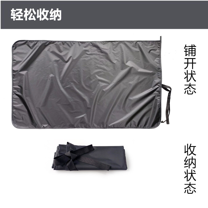 Cross-border best-selling car trunk mat, Didi-specific foldable car mat, waterproof full-coverage trunk mat