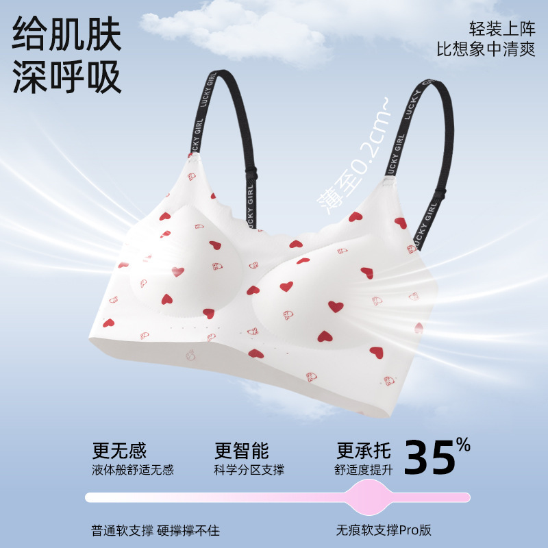 【Same Product as on Douyin】Three-Stage Teenage Girls' Development Period Underwear, Sports Shaping Bra for Middle School, High School, and College Students